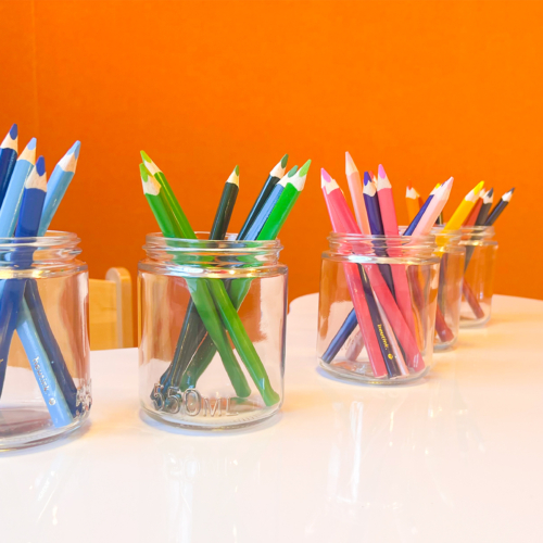 JigSaw Preschool - coloured pencils